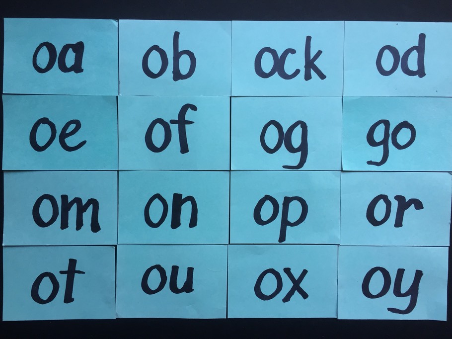 Bigrams with o